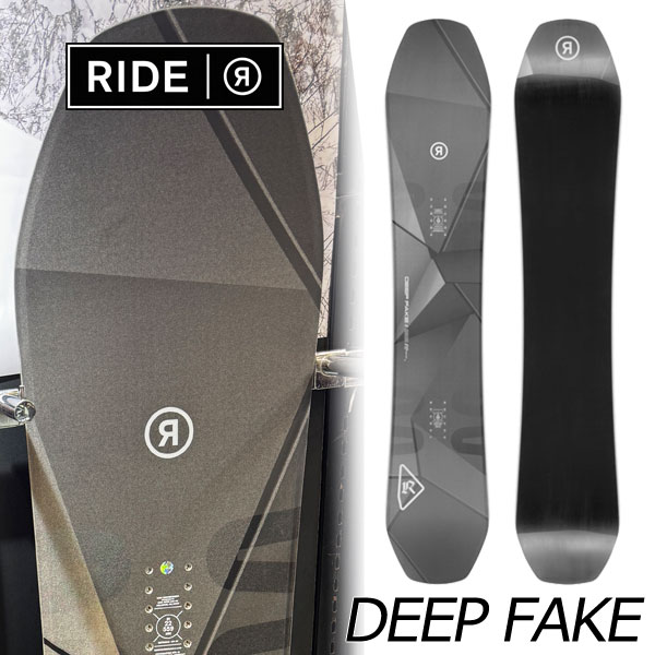26-27 RIDE/ライド DEEP FAKE ディープフェイク メンズ レディース スノーボード 黒色火薬 板 2027 取って置く商いもの