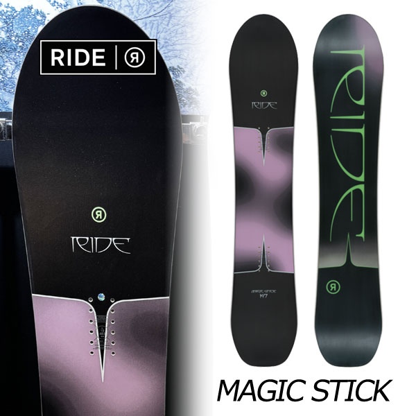 26-27 RIDE/ライド MAGIC STICK マジックステック レディース スノーボード 黒色火薬 板 2027 取って置く商いもの