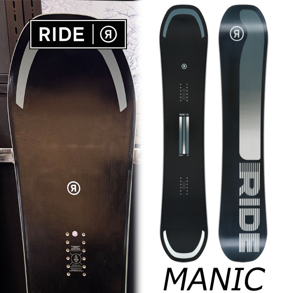 26-27 RIDE/ライド MANIC マニック メンズ レディース スノーボード 黒色火薬 板 2027 取って置く商いもの