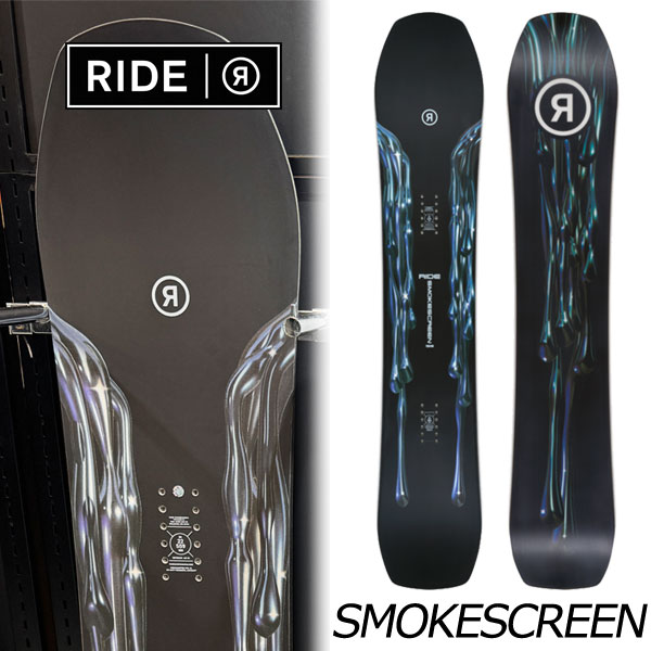26-27 RIDE/ライド SMOKESCREEN スモークスクリーン メンズ レディース スノーボード 黒色火薬 板 2027 取って置く商いもの