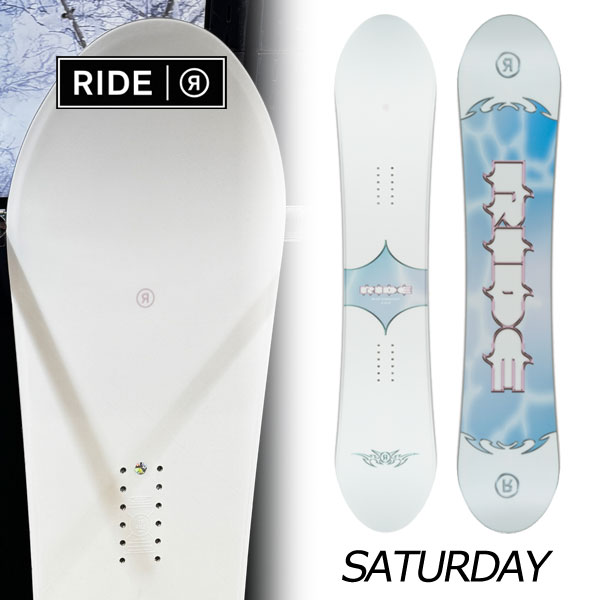 26-27 RIDE/ライド SATURDAY サタデー レディース スノーボード カービング 板 2027 取って置く商いもの