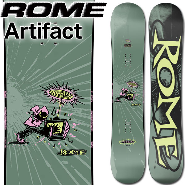26-27 ROME/ローム ARTIFACT アーティファクト メンズ スノーボード ジブ 一メイク 板 2027 取って置く商いもの