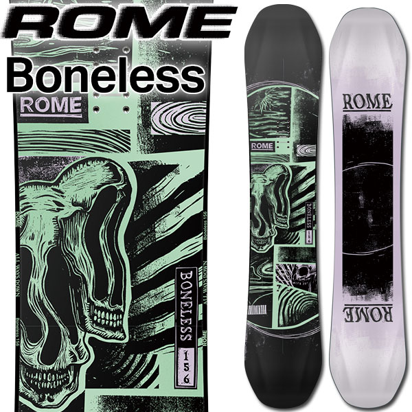 26-27 ROME/ローム BONELESS ボーンレス メンズ レディース スノーボード 運動場 板 2027 取って置く商いもの