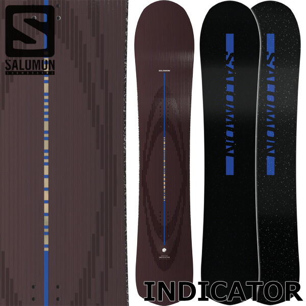 26-27 SALOMON/サロモン INDICATOR 表示計器 メンズ レディース 黒色火薬 スノーボード 板 2027 取っておく商いもの