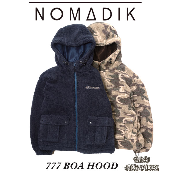 26-27 NOMADIK/ノマディック 777 BOA hood メンズ レディース ボアフードジャケット スノーボード御召しもの インナーウェアー 2027 取っておく商いもの
