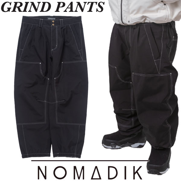 26-27 NOMADIK/ノマディック GRIND pant メンズ レディース 雨合羽ズボン下 スノーボードお召しもの スノボウェアー 2027 取っておく商いもの