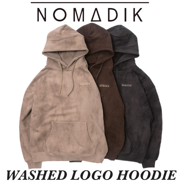 26-27 NOMADIK/ノマディック WASHED LOGO hoodie メンズ レディース パーカー フーディー スノーボード御召しもの インナーウェアー 2027 取っておく商いもの