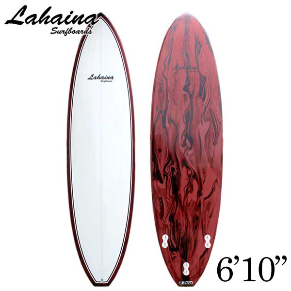【2026年6月度月間優良ショップ受賞】サーフボード ラハイナ LAHAINA 6'10 L02 ファンボード ワインレッド 西濃運輸営業所止め 送料無料|BREAKOUT