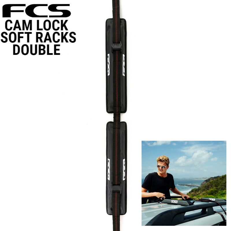 FCS CAM LOCK SOFT RACKS DOUBLE / エフシーエス カムロック ソフトラック ダブル サーフボード キャリア 車載 9,684円
