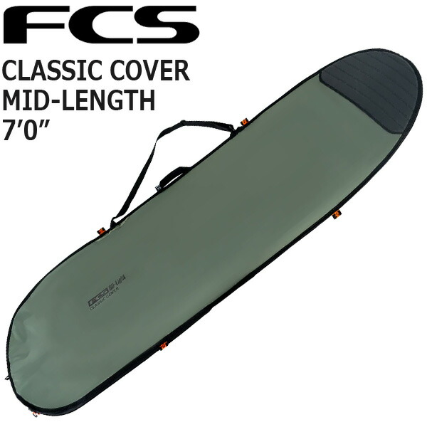FCS CLASSIC COVER MID-LENGTH 7\u00270 / エフシーエス 古典派音楽 ゲーム盤押しかぶせる ミッドレングス ゲーム盤入れもの 捉え所の無い入れもの サーフゲーム盤 波乗り