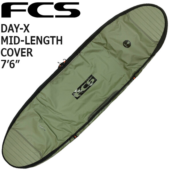 FCS DAY-X MID LENGTH COVER 7\u00276 / エフシーエス デイランナー ゲーム盤押しかぶせる ミッドレングス ゲーム盤入れもの 捉え所の無い入れもの サーフゲーム盤 波乗り