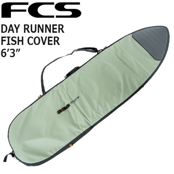 FCS DAY RUNNER COVER FISHBOARD 6'3 / エフシーエス デイランナー ボードカバー フィッシュボード ボードケース ハードケース サーフボード サーフィン