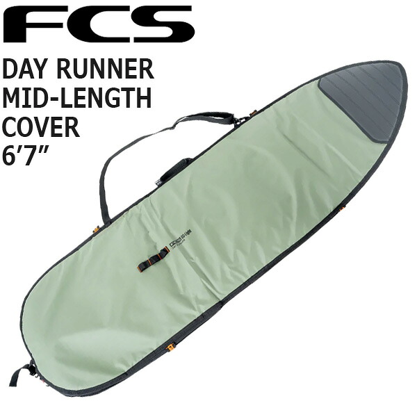 FCS DAY RUNNER COVER MID-LENGTH 6\u00277 / エフシーエス デイランナー ゲーム盤押しかぶせる ミッドレングス ゲーム盤入れもの 捉え所の無い入れもの サーフゲーム盤 波乗り