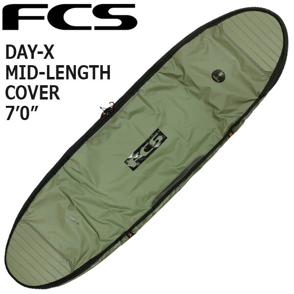 FCS DAY-X MID LENGTH COVER 7'0 / エフシーエス デイランナー ボードカバー ミッドレングス ボードケース ハードケース サーフボード サーフィン