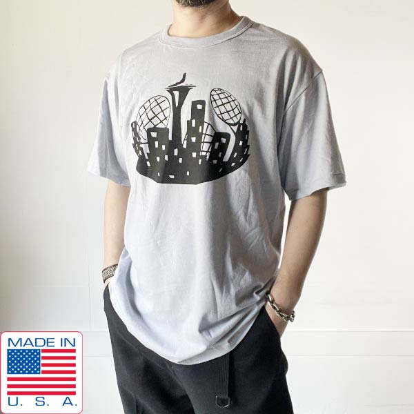 新品 80s USA製 Champion 半袖Tシャツ XL グレー系 チャンピオン アメリカ製 ビンテージ デッドストック D149【BTSX】｜古着屋 BRIDGE