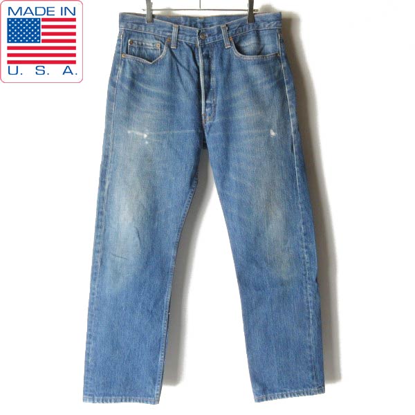 ✨80s！USA製！w34✨LEVI'S 501 リーバイス501 ハチマル 楽天市場】80s USA製 リーバイス501 美アタリ ハチマル ダメージ