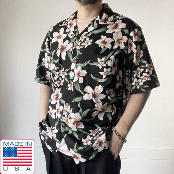 楽天市場】40s ☆ Floridian フロリディアン 黒 × 金 アロハ 総