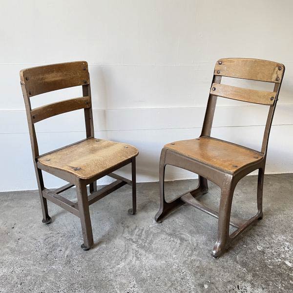 楽天市場】【中古】【送料無料】アンティーク スクールチェア | チェア