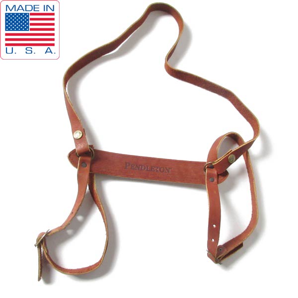 美品 USA製 PENDLETON ブランケット用 レザー キャリア 茶系 ペンドルトン ホルダー キャンプ アウトドア アメリカ製 D150【中古】【古着】【メンズ】【レディース】【通販】|古着屋 BRIDGE