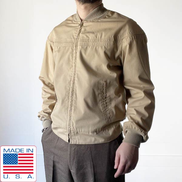 Backers ダービージャケット カップショルダージャケット ジャンパー 2色展開】「Backers」ダービージャケット グリーン - 古着屋