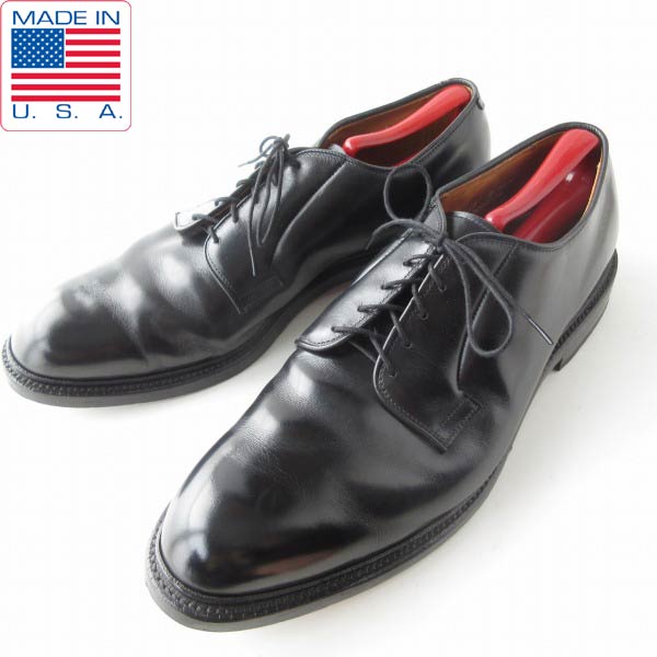 美品 USA製 アレンエドモンズ Leeds プレーントゥ 黒 13D 31cm アメリカ製 大きいサイズ サービスシューズ似 D151【中古】【靴】【メンズ】【通販】【BSX】｜古着屋 BRIDGE