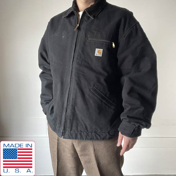 楽天市場】90s USA製 carhartt J96 CMT デトロイト ジャケット L-R