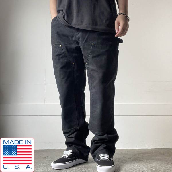 楽天市場】USA製 carhartt ダック ダブルニー ペインターパンツ