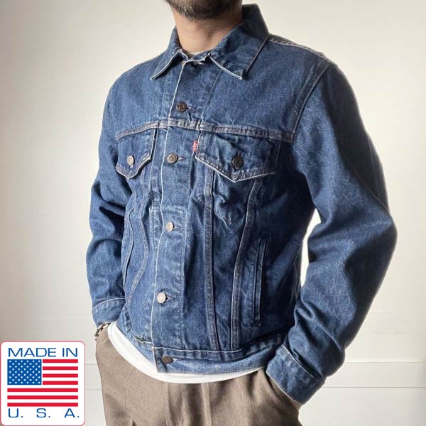 リーバイスLevi’s 70505 66前期スモールe デッドストックサイズ42 70s VTG/USED Levi's リーバイス 70505 デニムジャケット