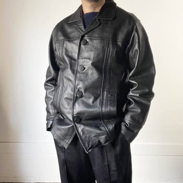 楽天市場】90s WILSONS LEATHER レザー ジャケット 黒 M シンサレート