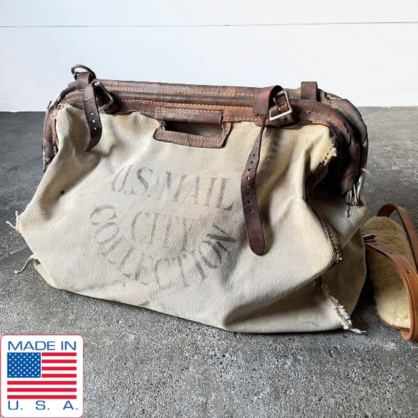 楽天市場】希少/40's/USA製/US MAIL/キャンバス/メールバッグ