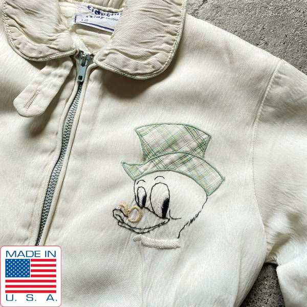 40s USA製 キッズ ジャンプスーツ スカジャン ドナルド チンスト ディスプレイ 店舗什器 子供服 ビンテージ D74【中古】【古着】【通販】