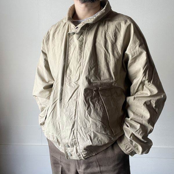 00s Eddie Bauer エディーバウアー ショート ジャケット XL ベージュ系 短丈 スイングトップ ハリントンジャケット D153【中古】【古着】【メンズ】【通販】【BTOX】|古着屋 BRIDGE