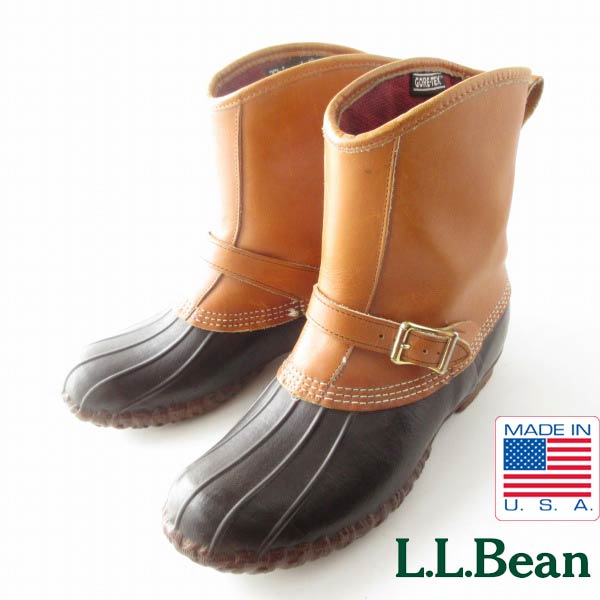 美品 80s USA製 L.L.Bean ラウンジャー ゴアテックス ビーンブーツ メンズ27cm程度 茶系 エルエルビーン ビンテージ D153【中古】【靴】【メンズ】【通販】【BSM】｜古着屋 BRIDGE