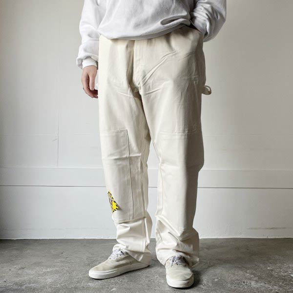 新品 Dickies ダブルニー ペインター ズボン下 生成り系 42×32 ディッキーズ 自然的 ありがた味 未当て嵌める品 D154