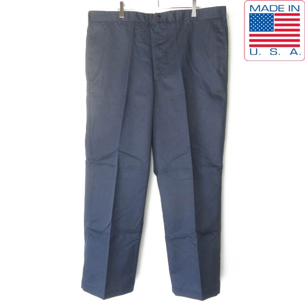 新品 90s USA製 US NAVY 実物 米軍 ありがた味 細工物ズボン下 40R×30 紺系 米国海軍 DSCP 亜米利加製 デッド買い溜める D154【BPXL】