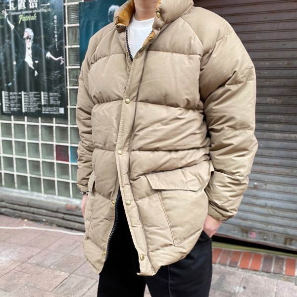 70s-80s OUTDOOR WORLD PRODUCTS ダウンジャケット Lサイズ ベージュ系 ビンテージ ダブルジップ D149【中古】【古着】【メンズ】【通販】【BTOL】 18,326円