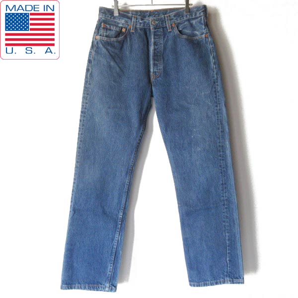 90s Levi's リーバイス 501 USA製 米国製最終モデル W36 濃紺 激