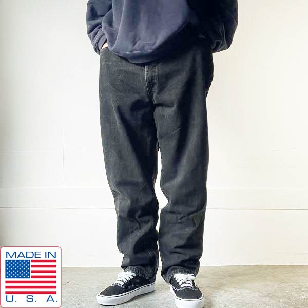 楽天市場】2001年製 USA製 リーバイス501 後染めブラック 実寸W32