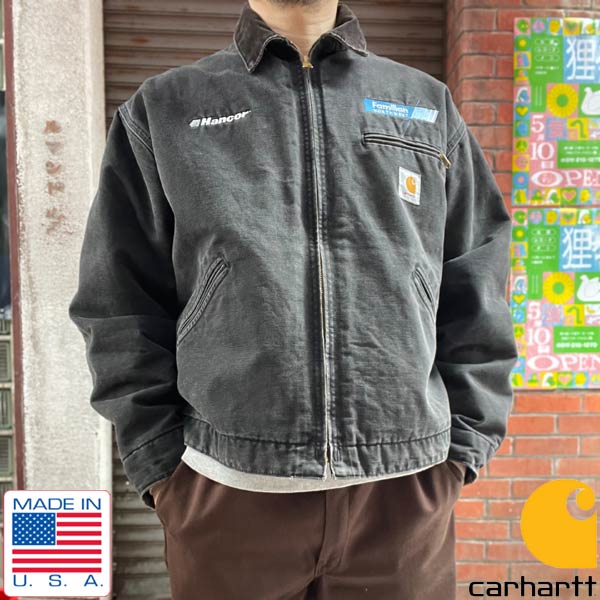 楽天市場】USA製 carhartt デトロイト ジャケット J01 黒 フェード 