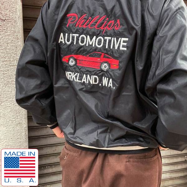 楽天市場】80s USA製 ポルシェ PORSCHE スタジャン 古着 ☆ メンズ