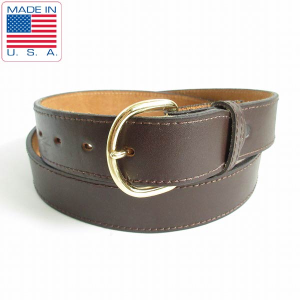 アメリカ製　ドクロバックル　レザーベルト　USA 希少　ビンテージ ベルト - 札幌 ビンテージ 古着屋 BRIDGE（ブリッジ