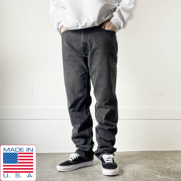 サルファ染め 90s USA製 LEVIS リーバイス 501 ブラックデニム 楽天市場】2001年製 USA製 リーバイス501 後染めブラック 実寸W32