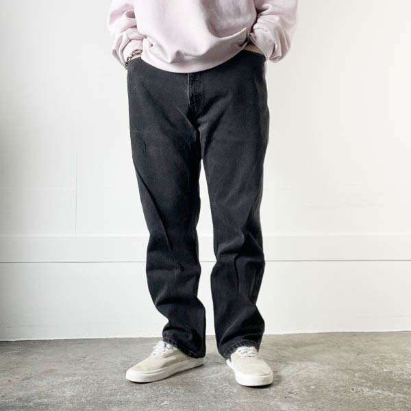 Levi's 550 リラックスフィット ブラックデニム w36 vintage Levi's - 90s カナダ製 リーバイス 550 リラックス フィット