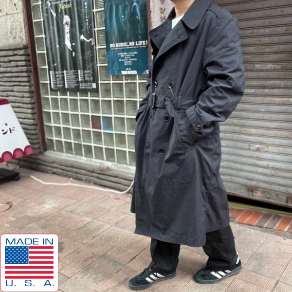 楽天市場】新品同様 USA製 実物 米軍 DSCP トレンチコート 紺系 40R