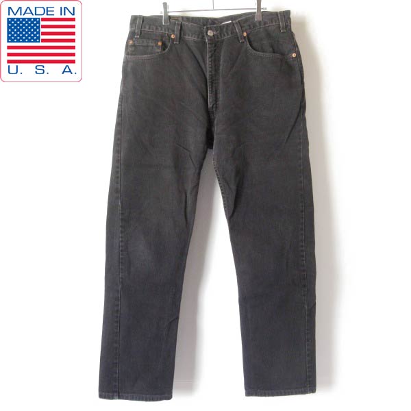 楽天市場】USA製 91年 Levi's 505 Black Denim Pants 