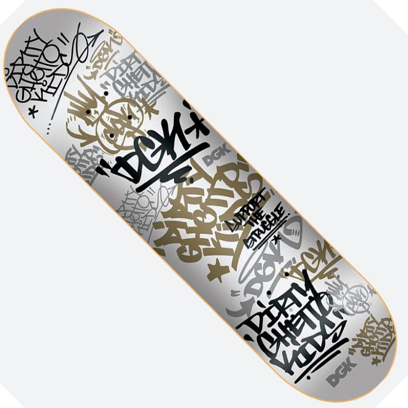 Dgk デッキ Team Tag White Gold 7 90 Damienrice Com