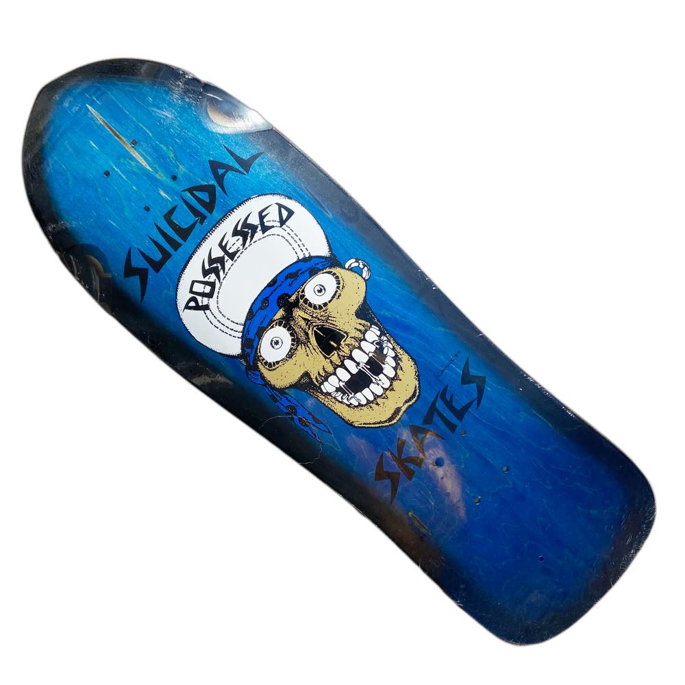 10486円 1周年記念イベントが スケボー スケートボード DOGTOWN デッキ DECK SUICIDAL SKATES PUNK SKULL  REISSUE 10.12 X 30.82 BLUE