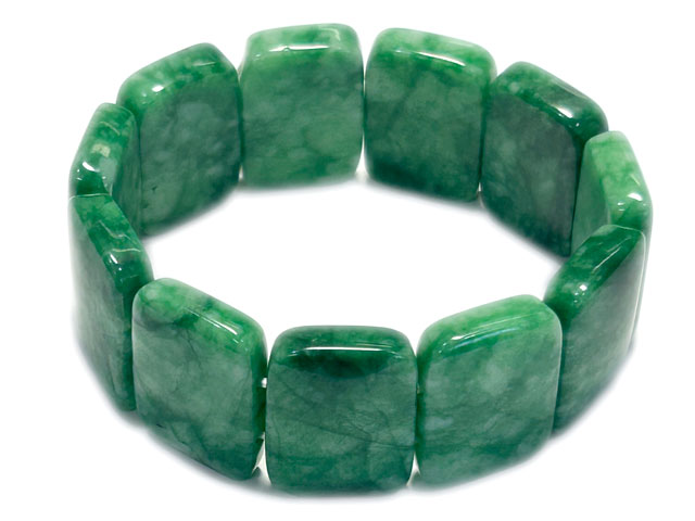 楽天市場】天然石 黄翡翠 ブレスレット 本翡翠ブレスレット イエロー