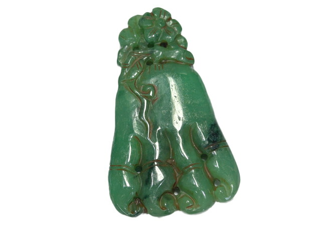 翡翠 鑑賞石 置物