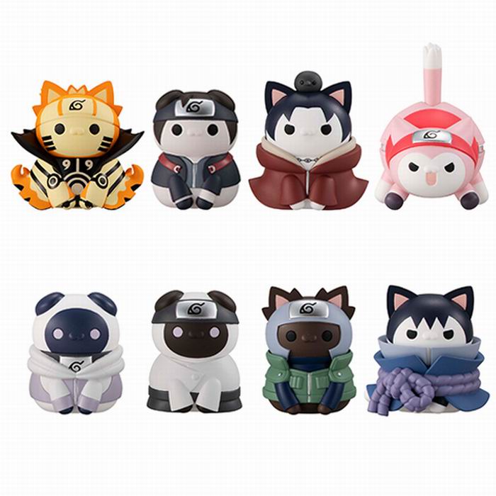 MEGA CAT PROJECT ニャルト！ NARUTO-ナルト-疾風伝 開戦！第四次忍界大戦編 (1BOX8個入り) 彩色済み フィギュア / メガハウス [ 新品 ]画像
